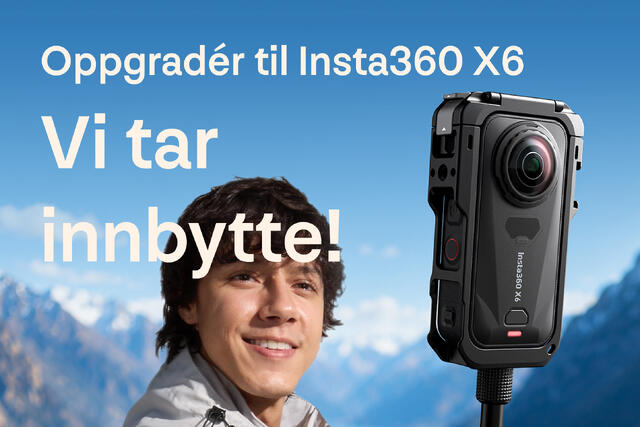 Oppgradér til Insta360 X6